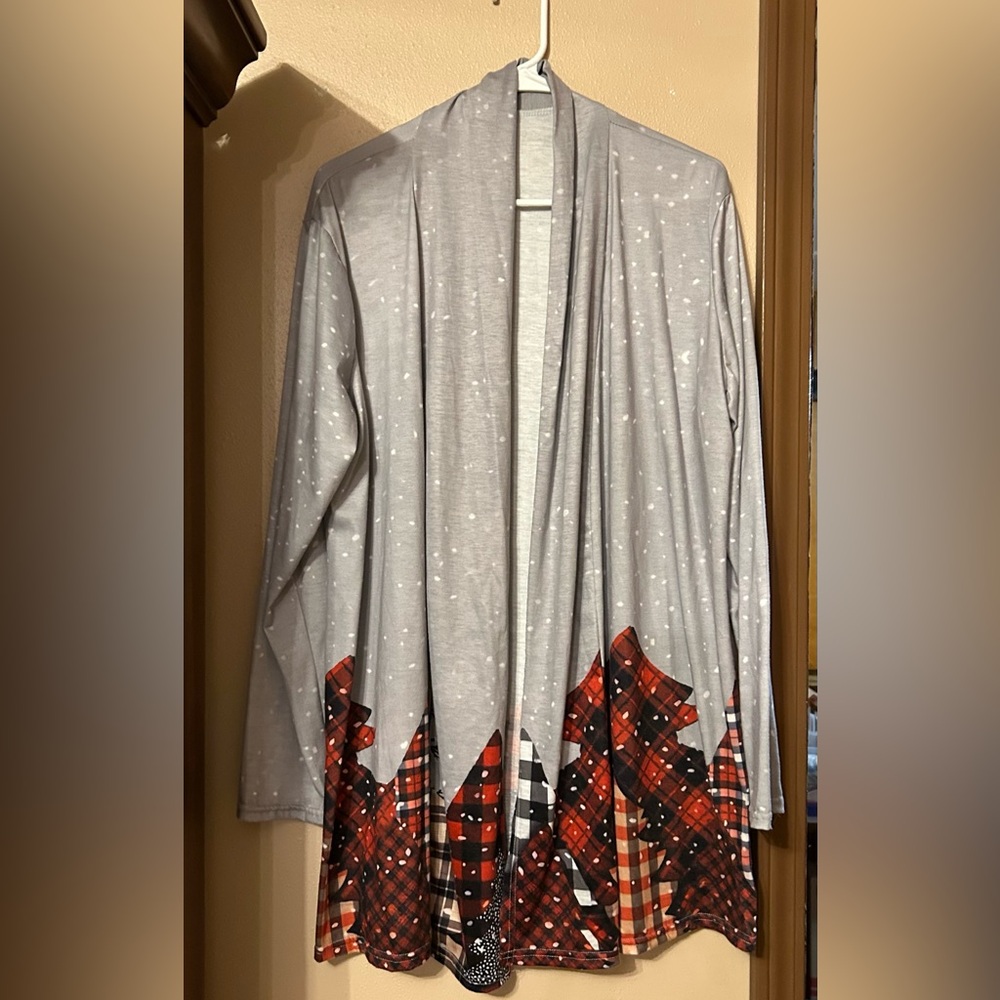 Women’s lightweight jacket/shaw 2XL Christmas design